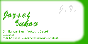 jozsef vukov business card