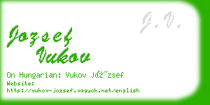 jozsef vukov business card